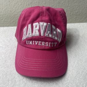 Harvard University Champion Pink Adjustable Baseball Cap Hat Adult One Size